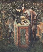 Sir Edward Coley Burne-Jones The Baleful Head (mk28) oil on canvas